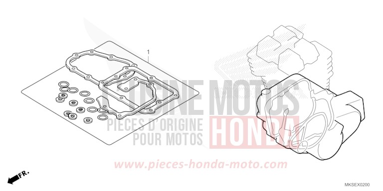 TROUSSE DE JOINT B de Africa Twin DCT GRAND PRIX RED (R380B) 2021